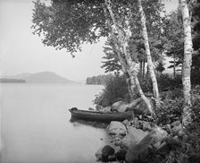 Concordia Bay, along the shore, Lake George, N.Y., (1904?). Creator: Unknown