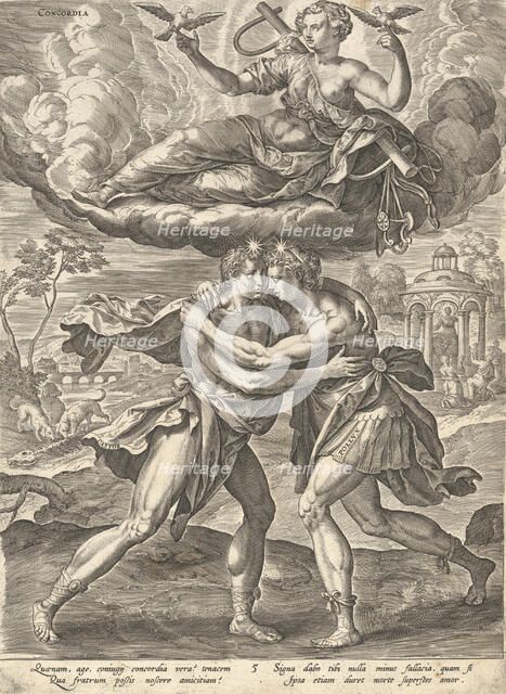 Concordia, ca. 1581. Creator: After Maerten de Vos.