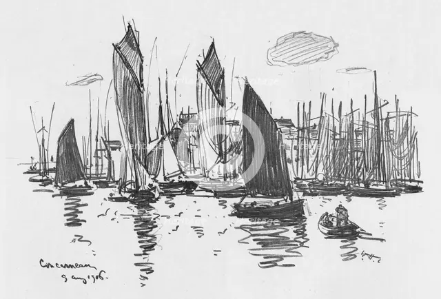 'Concarneau', c1906. Artist: William Henry Charlton.