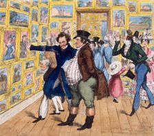 Conception beyond Expression, or The Acme of Pictorial Criticism, 1829. Creator: John Phillips (1800-74)