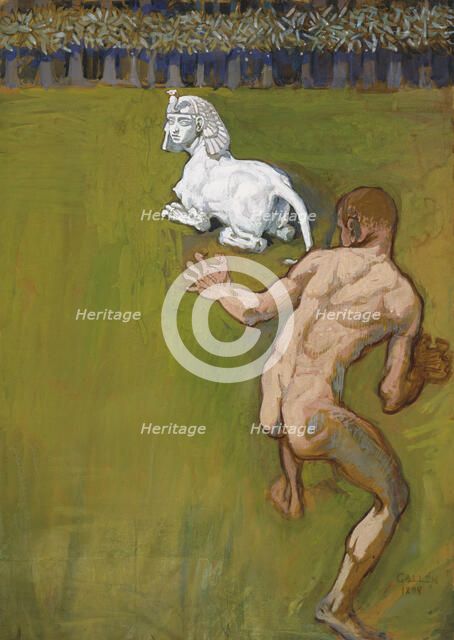 Conceptual Artist, 1894. Creator: Akseli Gallen-Kallela.