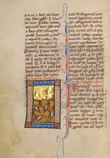 Concerning Diamonds; Bestiary, about 1270. Creator: Unknown