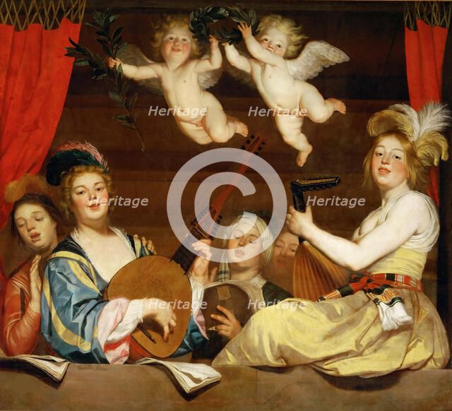 Concert, 1624. Creator: Honthorst, Gerrit, van (1590-1656).