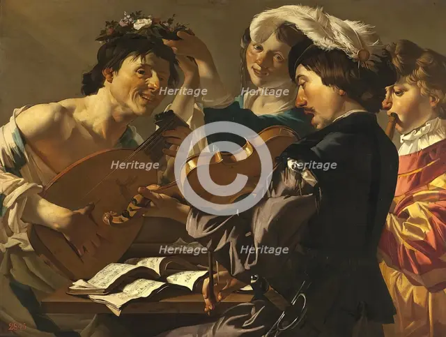 Concert, 1622. Creators: Gerrit van Honthorst, Dirck van Baburen.