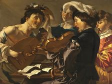 Concert, 1622. Creators: Gerrit van Honthorst, Dirck van Baburen