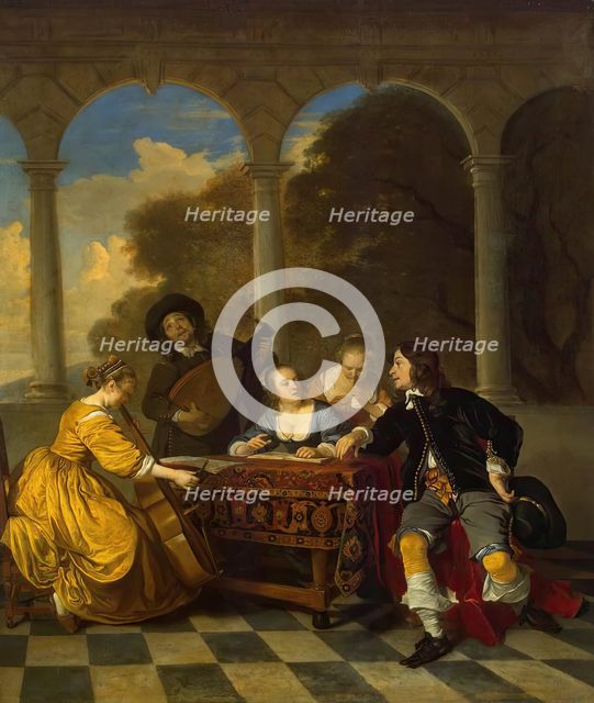 Concert, 1650. Creator: Jacob van Loo.