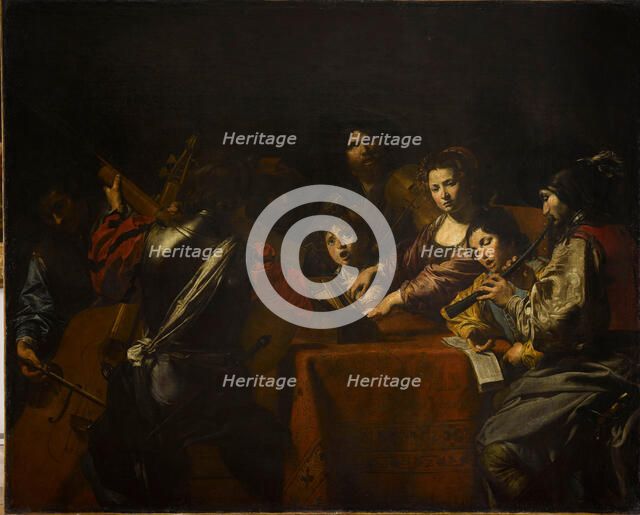 Concert with Eight Figures, 1628–1630.