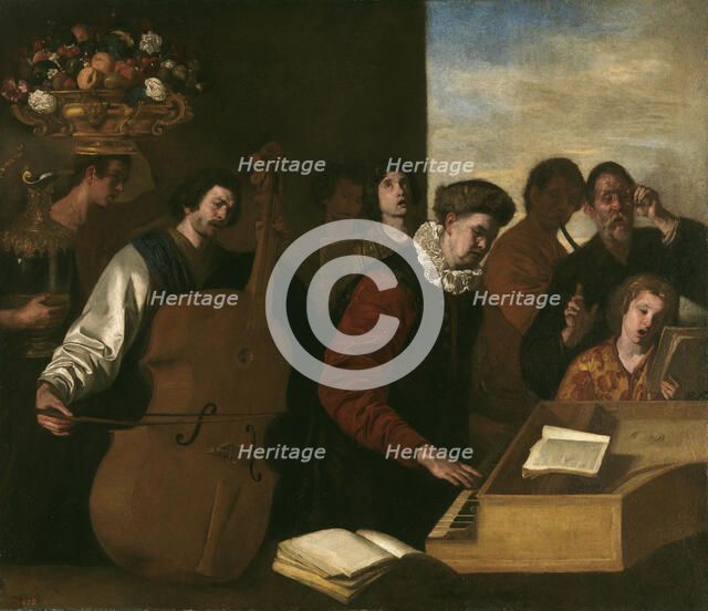 Concert. Artist: Falcone, Aniello (1600/7-1665)
