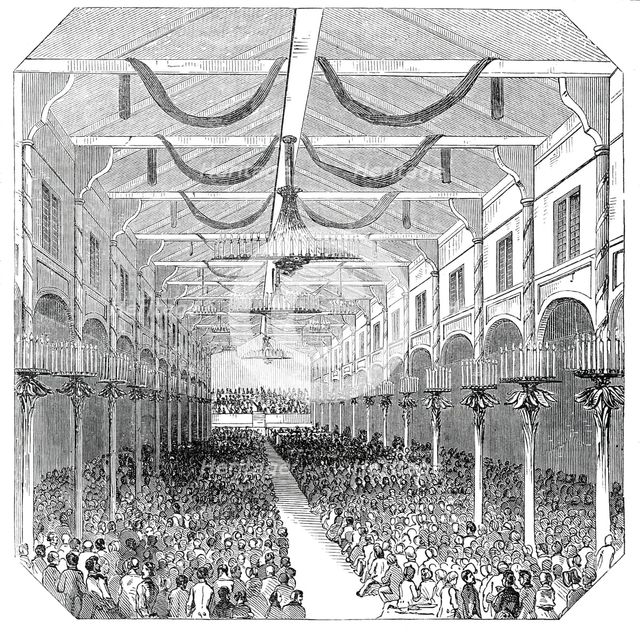Concert at the Beethoven Hall, 1845. Creator: Unknown.
