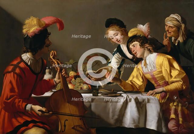 Concert, ca 1627. Creator: Honthorst, Gerrit, van (1590-1656).