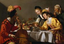 Concert, ca 1627. Creator: Honthorst, Gerrit, van (1590-1656)