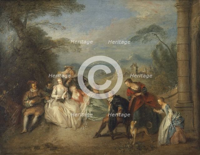 Concert Champetre, 1734. Creator: Jean-Baptiste Pater.