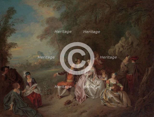 Concert Champêtre, ca. 1734. Creator: Jean-Baptiste Pater.