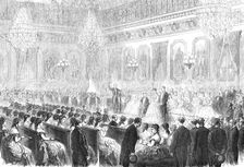 Concert in the Salle des Marechaux, at the Tuileries, 1869. Creator: Unknown