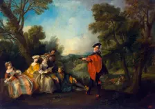 Concert in the Park 1720-1743. Creator: Lancret, Nicolas (1690-1743)