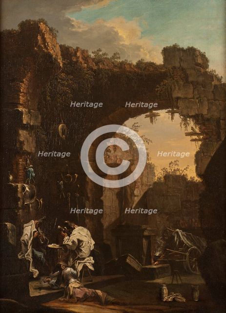 Concert in the Ruins, late 17th-mid-18th century. Creator: Alessandro Magnasco.