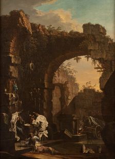 Concert in the Ruins, late 17th-mid-18th century. Creator: Alessandro Magnasco