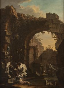 Concert in the Ruins, late 17th-mid-18th century. Creator: Alessandro Magnasco