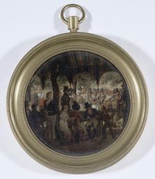 Concert in a public garden, c1820. Creator: Xavier Leprince