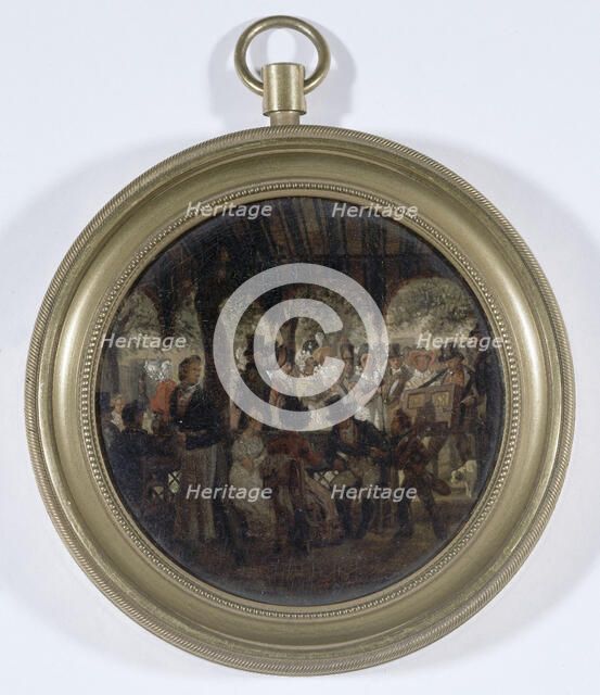 Concert in a public garden, c1820. Creator: Xavier Leprince.