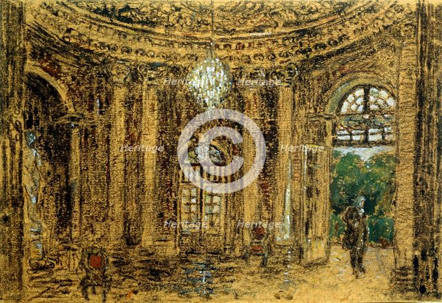 'Concert in Sanssouci', (Study), 1850s. Artist: Adolph Menzel