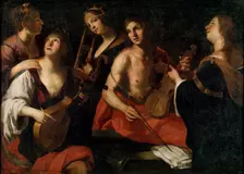 Concert late 16th or early 17th century. Artist: Francesco Rustici