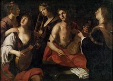 Concert late 16th or early 17th century. Artist: Francesco Rustici