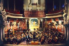 Concert of the Orchestra at the Palau de la Musica Catalana, with the soloist baritone Joan Pons