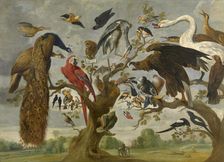 Concert of Birds, c1620-1670. Creator: Paul de Vos