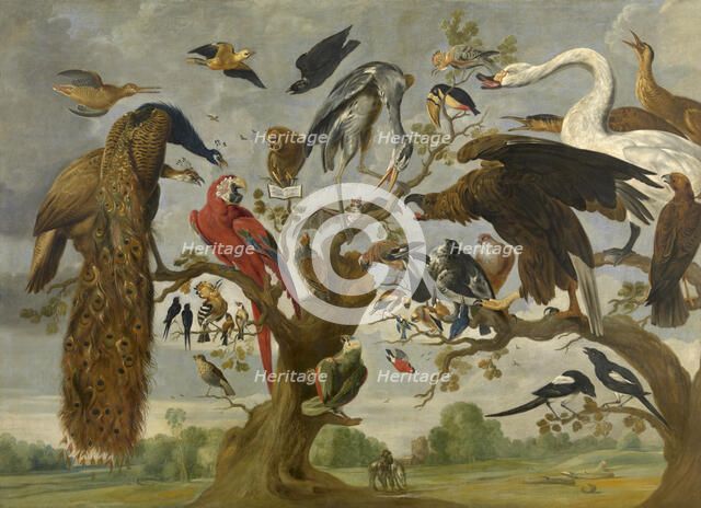 Concert of Birds, c1620-1670. Creator: Paul de Vos.