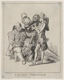 Concerto Spirituale, March 23, 1773. Creator: James Bretherton