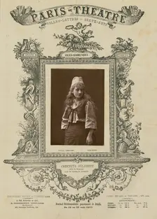 Conchita Gilabert (Role de Germaine) dans Les Cloches de Corneville, 1877. Creator: Paul Nadar