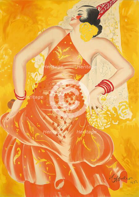 Conchita Supervía, 1932. Creator: Cappiello, Leonetto (1875-1942).