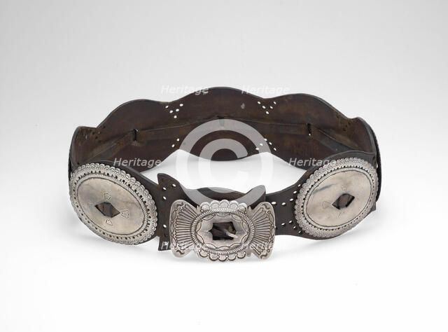 Concho Belt, 1880/95. Creator: Unknown.
