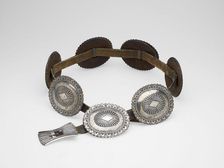 Concho Belt, 1880s. Creator: Unknown