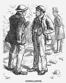 Conclusive 1866. Creator: Charles Samuel Keene