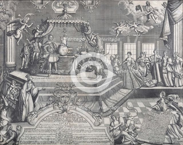 Conclusion of the Coronation of Empress Catherine I on 6 May 1724, 1724.