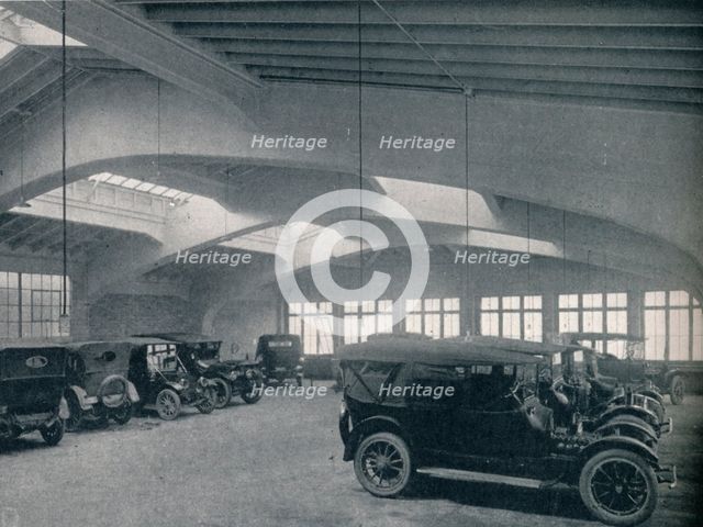 Concrete portal or rigid bent, 1922. Artist: Unknown.