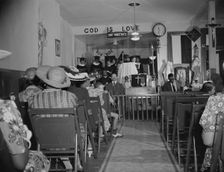 Congregation of the St. Martin's Spiritual Church, Washington, D.C., 1942. Creator: Gordon Parks