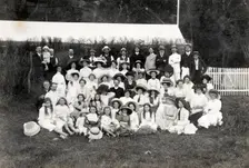 Congregational Church members picnic, c1910. Creator: Unknown