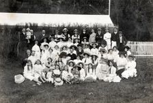Congregational Church members picnic, c1910. Creator: Unknown