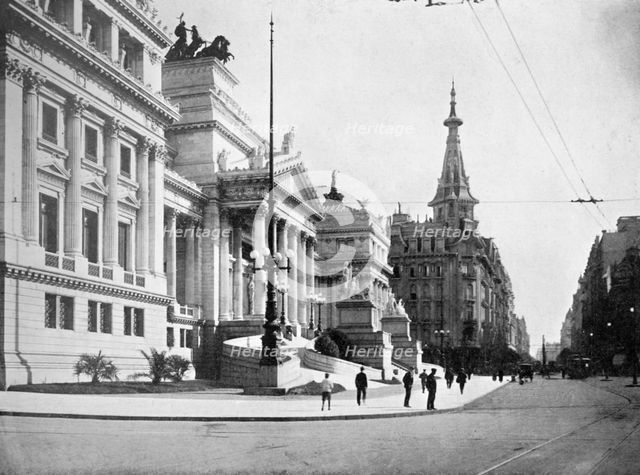 Congress Hall and Avenida Callao, Buenos Aires, Argentina. Artist: Unknown