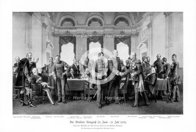 Congress of Berlin (June 13-July 13, 1878), 1900. Artist: Unknown