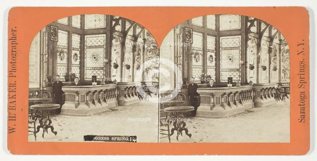 Congress Spring, late 19th century. Creator: William H. Baker.