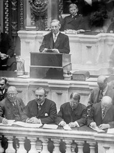 Congress, U.S. - Opening Message, 63rd Congress, 1913. Creator: Harris & Ewing