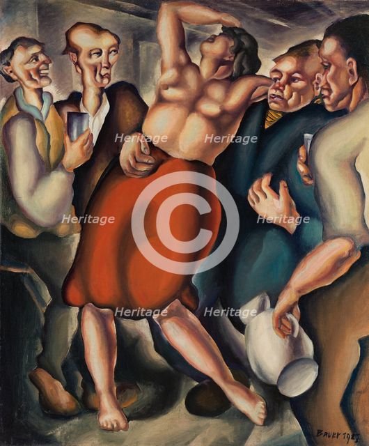 Condemned (Debauchery), 1927. Creator: Konstantin Bauer.