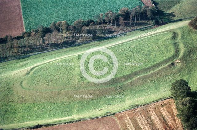 Conderton Camp, Iron Age hillfort, Bredon Hill, Worcestershire, 1970. Artist: Jim Hancock.
