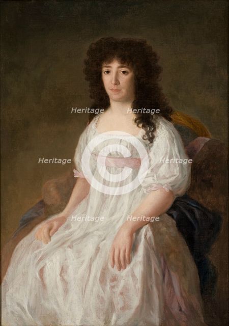 Condessa de Casa Flores, 1790-1797. Creator: Goya, Francisco, de (1746-1828).