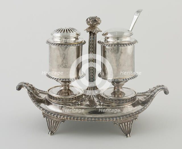 Condiment Set, England, 1809. Creator: Rebecca Emes.