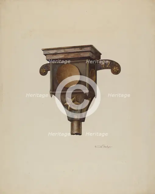 Conductor Head, 1938. Creator: Kurt Melzer.